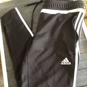 Adidas stripe workout training pants